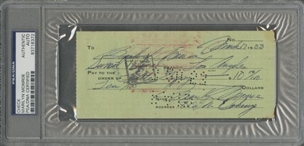 1953 Marilyn Monroe Signed Check (PSA/DNA)